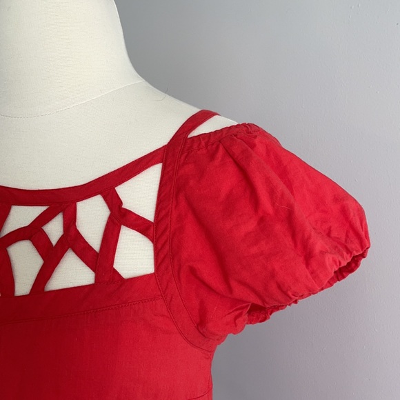 Anthropologie Maeve Cut Out Knee Length Dress - Picture 5 of 8